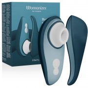 ESTIMULADOR COM SUCO WOMANIZER - LIBERTY 2 CLITORIS & SUCTION AZUL