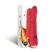 VIBRADOR ARMONY - THERMO-ADJUSTABLE POINT A STIMULATOR DILDO VERMELHO