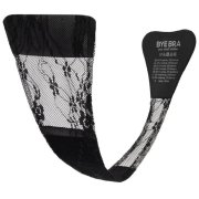 TANGA BYE-BRA - ADHESIVE LACE PRETO ONE SIZE