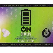  WUG ON - FUNCTIONAL CAFFEINE & GUARANA GUM MINT & BAUNILHA FLAVOUR BLISTER 8 PCS