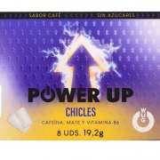  WUG POWER UP FUNCTIONAL CAFFEINE & MATE COFFEE FLAVOUR GUM BLISTER 8 PCS