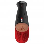 PDX ELITE - FAP-O-MATIC PRO XL AUTOMATIC VIBRATING STROKER BROWN 34.9 CM