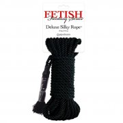 FETISH FANTASY SERIES - BLACK DELUXE SILK ROPE 9.75 