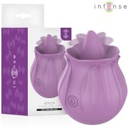 ESTIMULADOR DE CLIT�RIS INTENSE - AZALEA FLOWER CLIT STIMULATING 10 VIBRA��OS ROXO