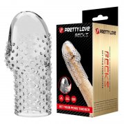 PRETTY LOVE - GEEK\'S PENIS SLEEVE GET YOUR PENIS THICKER TRANSPARENT