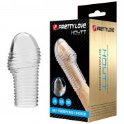 PRETTY LOVE - HOTTT PENIS SLEEVE GET YOUR PENIS THICKER TRANSPARENT
