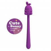 VIBRADOR PRETTY LOVE - CUTE BUNNY FLIRTING STICK FLEX�VEL USB RECARREG�VEL ROXO