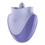 ESTIMULADOR DE CLIT�RIS SATISFYER - L�NGUA DANCER CLITORAL COM VIBRA��O E PULSATIONS LIL�S
