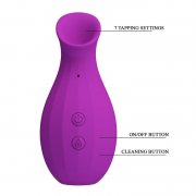 ESTIMULADOR COM SUC��O RECARREG�VEL PRETTY LOVE - MAGIC BOTTLE CLITORAL SUCTION ROXO