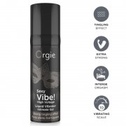 VIBRADOR L�QUIDO COM EFEITO VIBRA��O ORGIE - SEXY VIBE! HIGH VOLTAGE EXTRA STRONG LIQUID VIBRATOR 15 ML