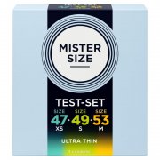  MISTER TAMANHO - PACK SAMPLE CONDOM TAMANHO 47-49-53 MM (3 UNIDADES)