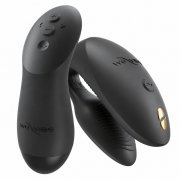 VIBRADOR PARA CASAL WE-VIBE - CHORUS PRO PREMIUM CASAIS VIBRATOR SATIN PRETO