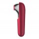 Foto 1: ESTIMULADOR COM VIBRA��O SATISFYER DUAL LOVE E SUCTIONER COM PULSED AIR VERMELHO