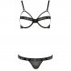 Foto 2: CONJUNTO DE DUAS PE�AS PASSION KYOUKA - PRETO S/M