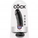 Foto 1: DILDO REALISTICO KING COCK 8'' COCK PRETO 20.3 CM