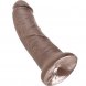 Foto 4: DILDO REALISTICO KING COCK 8'' COCK CASTANHO 20.3 CM