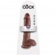 Foto 1: DILDO REALISTICO KING COCK 10'' COCK CASTANHO COM TEST�CULOS 25.4 CM