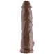 Foto 2: DILDO REALISTICO KING COCK 10'' COCK CASTANHO COM TEST�CULOS 25.4 CM