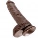 Foto 4: DILDO REALISTICO KING COCK 10'' COCK CASTANHO COM TEST�CULOS 25.4 CM