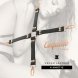 Foto 3: ALGEMAS EM CRUZ PARA PULSOS E TORNEZELOS COQUETTE FANTASY VEGAN LEATHER HOG TIE