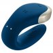 Foto 3: VIBRADOR PARA CASAL SATISFYER DOUBLE LOVE LUXURY PARTNER VIBRATOR - AZUL
