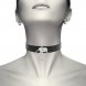 Foto 0: COQUETTE HAND CRAFTED CHOKER VEGAN LEATHER - DOUBLE RING