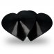 Foto 2: COQUETTE CHIC DESIRE NIPPLE COVERS - BLACK HEARTS