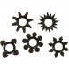 Foto 1: AN�IS EM SILICONE OHMAMA SET 5 RINGS PENIS E TESTICLES