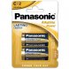 Foto 0: PANASONIC BRONZE BATTERY C LR14 2 UNITS
