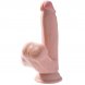 Foto 2: DILDO REALISTICO KING COCK PLUS 3D COCK SWINGING BALLS 15.2 CM - LIGHT COR PELE