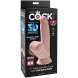 Foto 6: DILDO REALISTICO KING COCK PLUS 3D COCK SWINGING BALLS 15.2 CM - LIGHT COR PELE