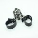 Foto 2: JAULA PARA O P�NIS COM ANEL EM METAL OHMAMA FETISH LEATHER STRAP RING COCK CAGE COM BALL DIVIDER