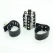 Foto 4: JAULA PARA O P�NIS COM ANEL EM METAL OHMAMA FETISH LEATHER STRAP RING COCK CAGE COM BALL DIVIDER