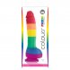 Foto 1: DILDO REALISTICO PRIDE - LGBT FLAG 19 CM