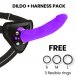 Foto 0:  ARN�S COM DILDO EM SILICONE DELTA CLUB TOYS + DONG ROXO 20 X 4 CM