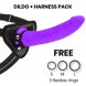 Foto 0:  ARN�S COM DILDO EM SILICONE DELTA CLUB TOYS + DONG ROXO 23 X 4.5 CM