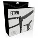 Foto 3: STRAP-ON COM VIBRADOR EM SILICONE FETISH SUBMISSIVE VIBRATOR PRETO 15CM