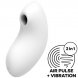 Foto 0: ESTIMULADOR COM VIBRA��O SATISFYER VULVA LOVER 2 AIR PULSE & - BRANCO
