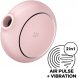 Foto 0: ESTIMULADOR COM VIBRA��O SATISFYER PRO TO GO 3 DOUBLE AIR PULSE & - ROSA