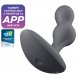 Foto 0: PLUG SATISFYER DEEP DIVER VIBRATING APP - GREY