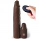 Foto 0: PIPEDREAMS SLEEVE 22,86 CM + 7,62 CM PLUG REMOTE BROWN