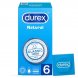 Foto 0:  DUREX NATURAL CLASSIC 6 UNIDADES