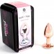 Foto 1: PLUG PEQUENO SECRET PLAY - MET�LICO BUTT ROSE GOLD TAMANHO 7 CM
