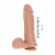 Foto 3: DILDO REALISTICO GET REAL - EXTREME XL 25,5 CM COR PELE