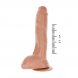 Foto 3: DILDO REALISTICO GET REAL - EXTREME XXXL 34 CM COR PELE