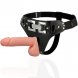 Foto 1: STRAP-ON VIBRAT�RIO INCLUI ARN�S HARNESS ATTRACTION DAVID REALISTIC DELUXE PELE 18 X 4.5CM