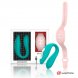Foto 1: VIBRADOR PARA CASAL CONTROLADO POR REL�GIO WEARWATCH DUAL PLEASURE TECNOLOGIA SEM FIOS WATCHME LIGHT AQUAMARINE / CORAL