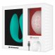 Foto 3: VIBRADOR PARA CASAL CONTROLADO POR REL�GIO WEARWATCH DUAL PLEASURE TECNOLOGIA SEM FIOS WATCHME LIGHT AQUAMARINE / CORAL
