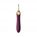 Foto 1: VIBRADOR COM ESTIMULADOR DE CLIT�RIS ZALO - BESS 2 CLITORAL MASSAGER ROXO