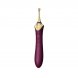 Foto 4: VIBRADOR COM ESTIMULADOR DE CLIT�RIS ZALO - BESS 2 CLITORAL MASSAGER ROXO